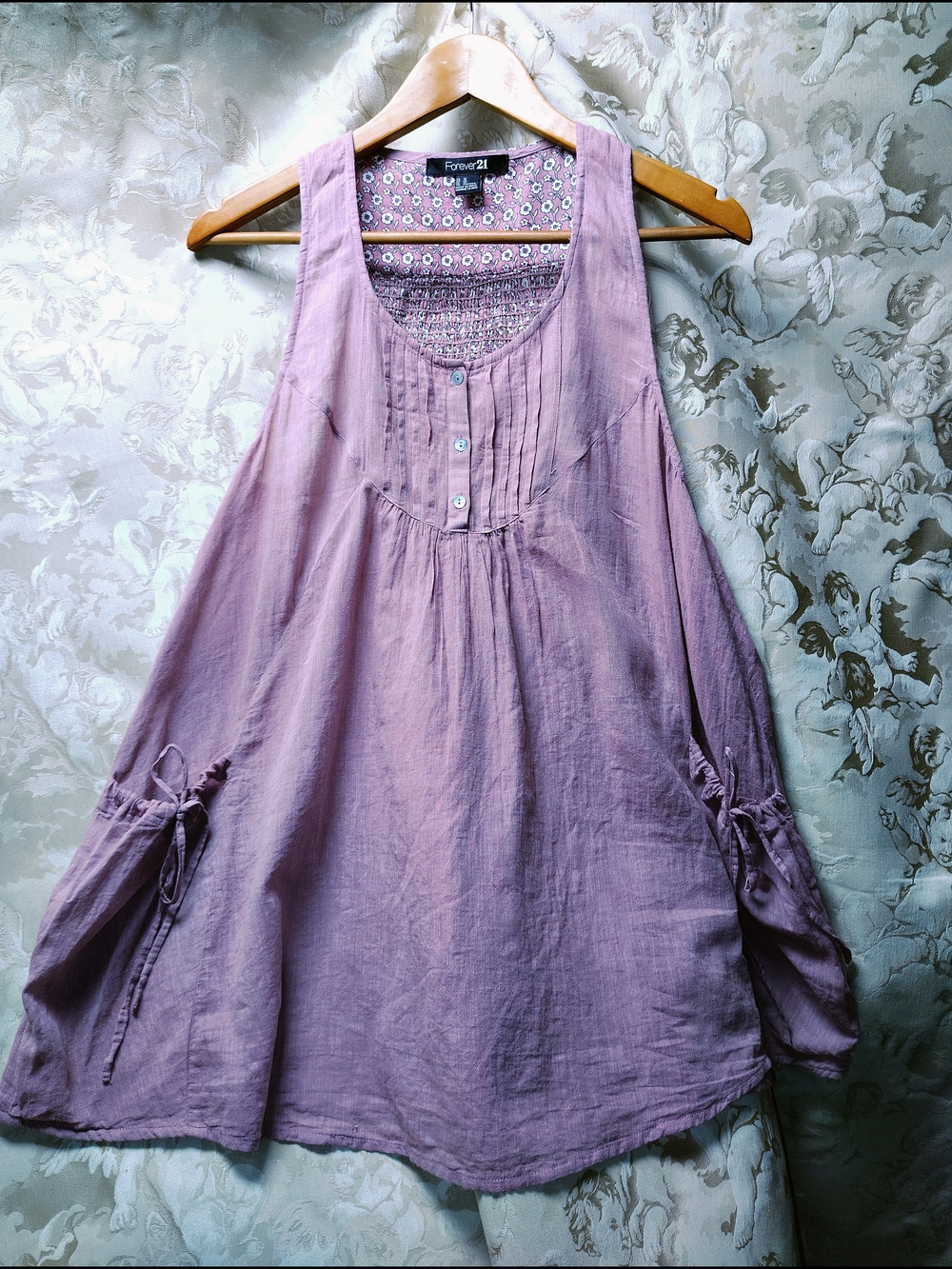 Forever 21 Lavender Sleeveless Tunic Top